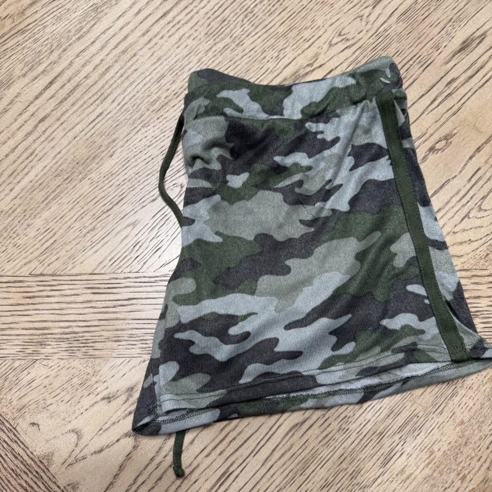 Lucky Brand‎ Womens Medium Camo Lounge Shorts Athletic Drawstring Casual